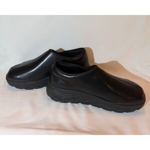 Orthocomfort Mens Diabetic Shoe 11 Black Slip On Leather
